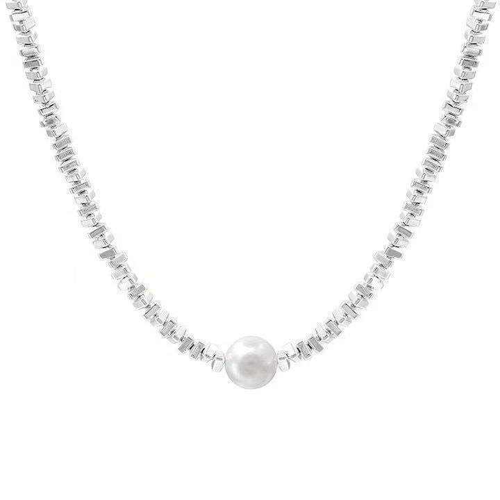 For Love Ones - Pearl Choker Adjustable Necklace