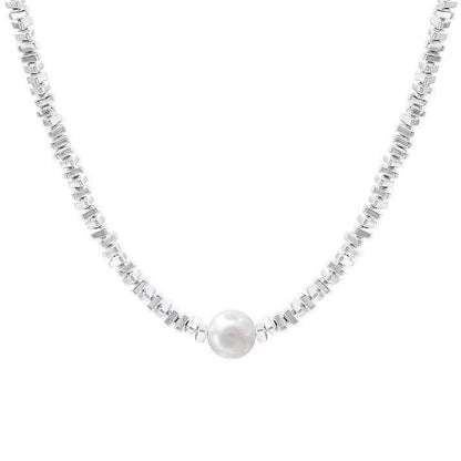 For Love Ones - Pearl Choker Adjustable Necklace