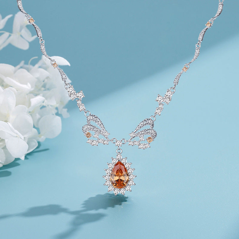 🎉NEW YEAR PRE-SALE🎁Imperial Topaz French Bow Jewelry Set