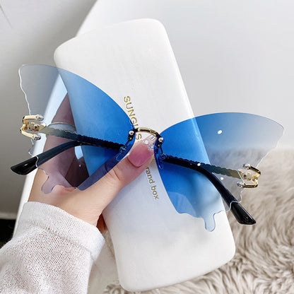 Gradient Color Butterfly Sunglasses