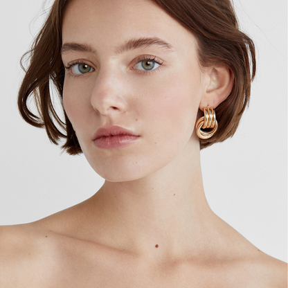 “The Loop Edit” – Retro Layered Hoop Earrings