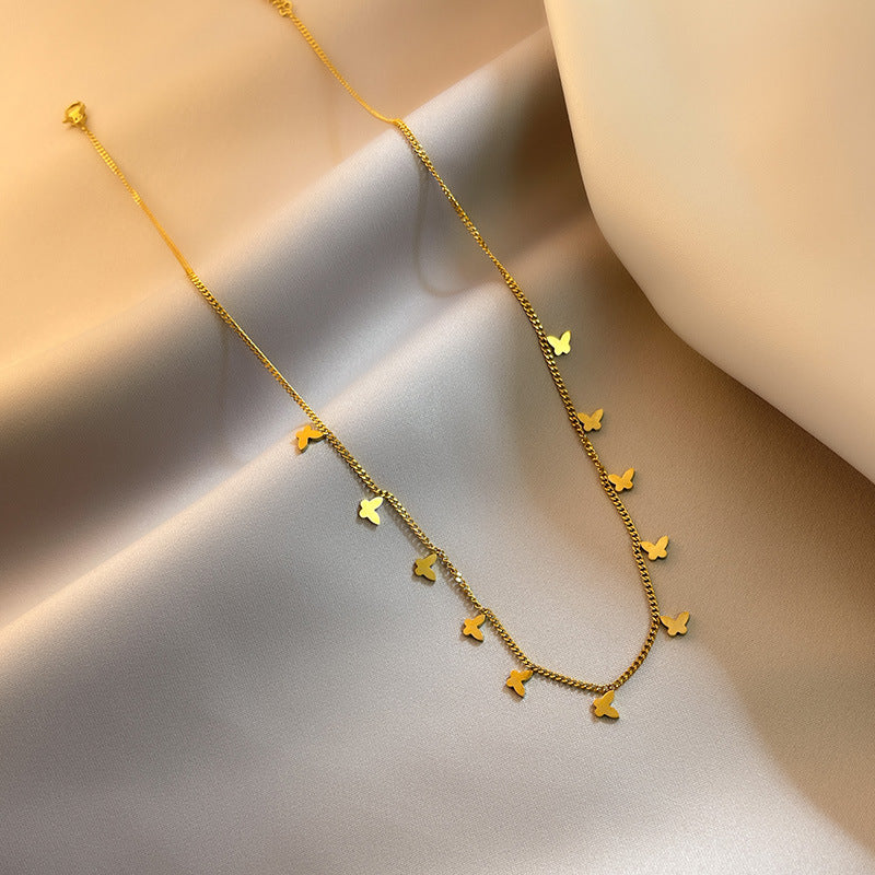 🦋Titanium Steel Chain Butterfly Clavicle Chain