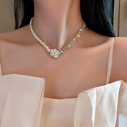 🌸Pearl Camellia Necklace