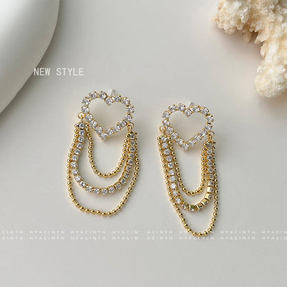 🎁Black Friday Sale🎁- Love tassel earrings