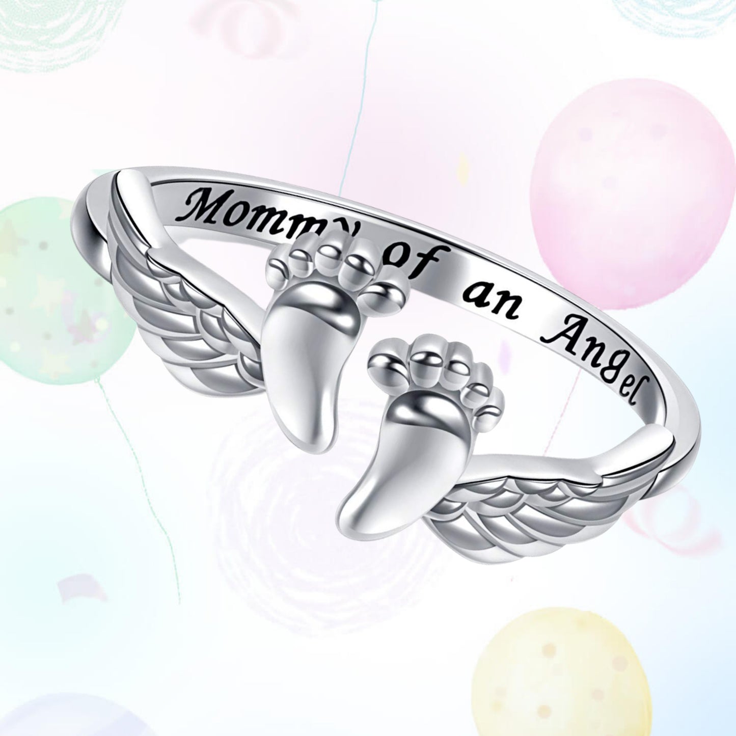 To My Mum-Mommy of an Angel Ring