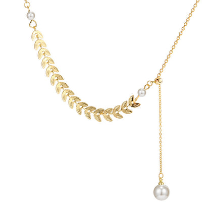 🌾Wheat Pearl Necklace
