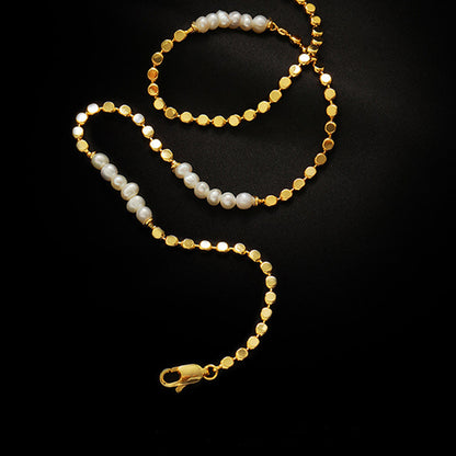 Pearl Patchwork Necklace