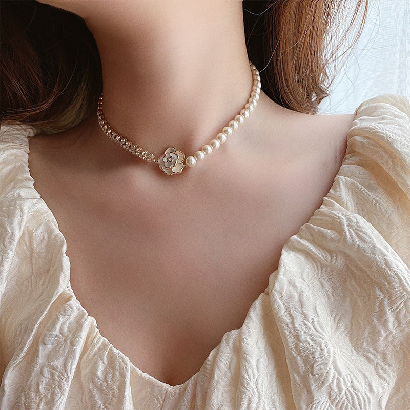 🌸Pearl Camellia Necklace