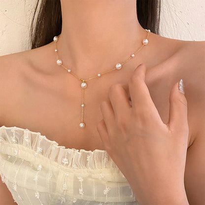 Freshwater Pearl Tassel Necklace