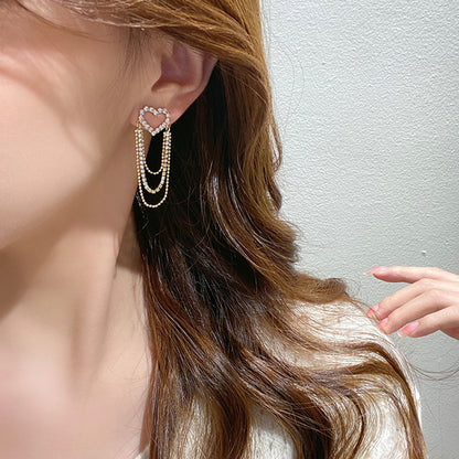 🎁Black Friday Sale🎁- Love tassel earrings