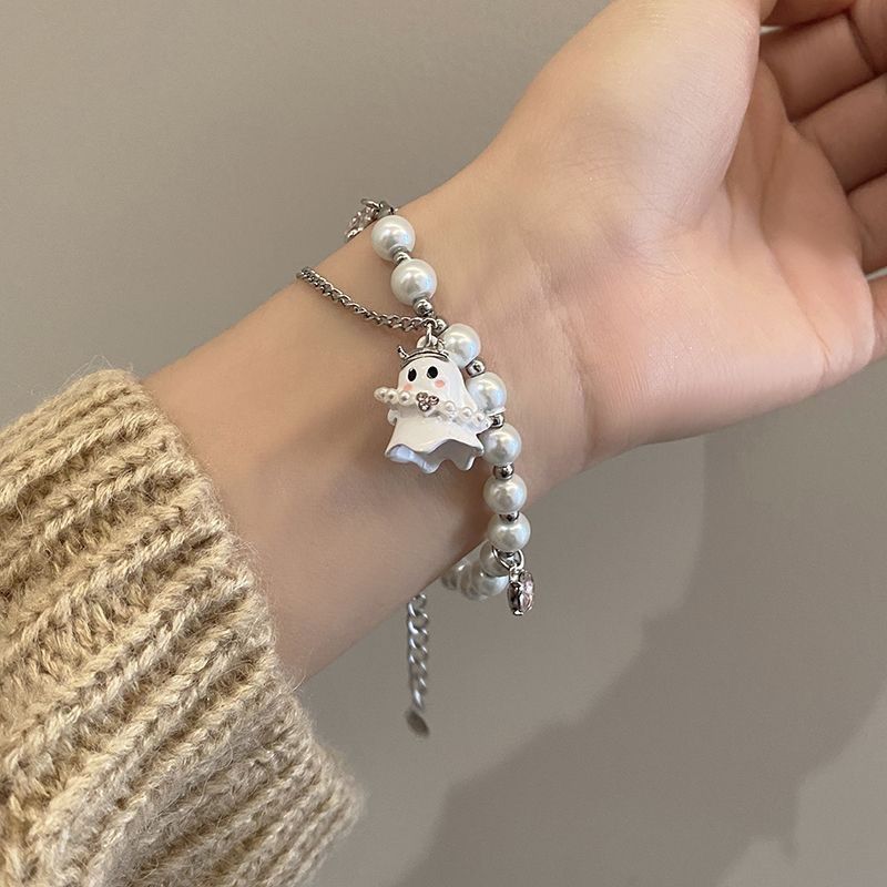 For Bestie - Ghost Bead Bracelet