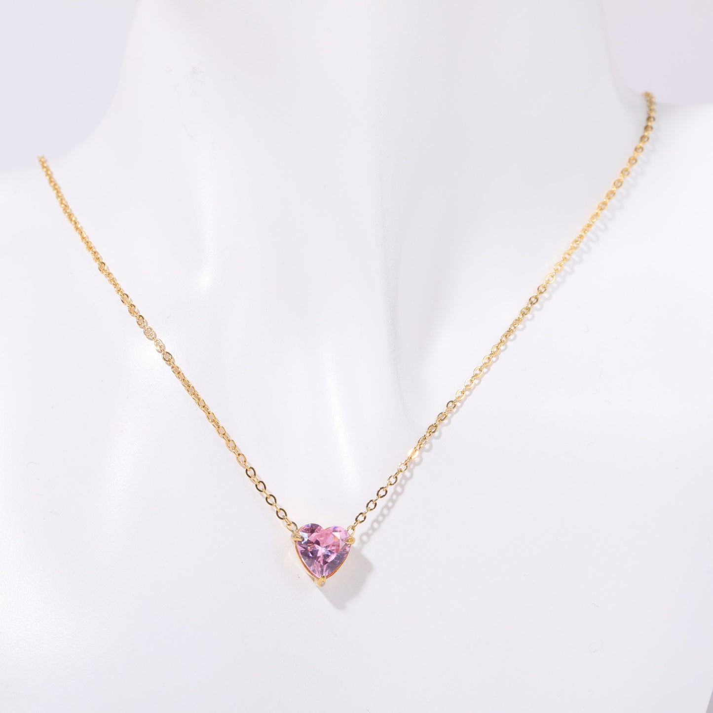 Twelve - Month Birthstone Heart Pendant Necklace: A Love - Infused Treasure