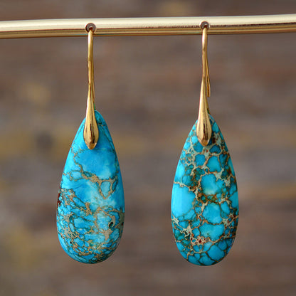 SPIRITUAL GREEN JASPER EARRINGS