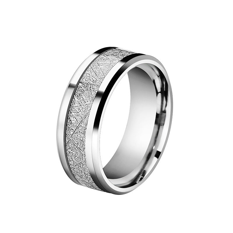 For Gentlemen-- leaf texture ring