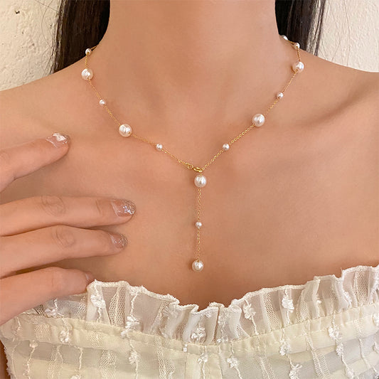 Freshwater Pearl Tassel Necklace