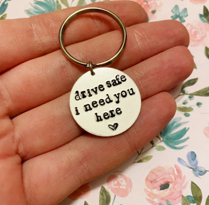 💕Drive Safe Keychain