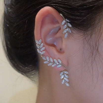FANCY LEAF EAR CUFF