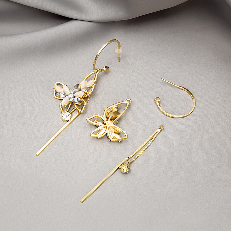 💐Mother's Day Pre-Sale💝- Opal Butterfly Tassel Earrings