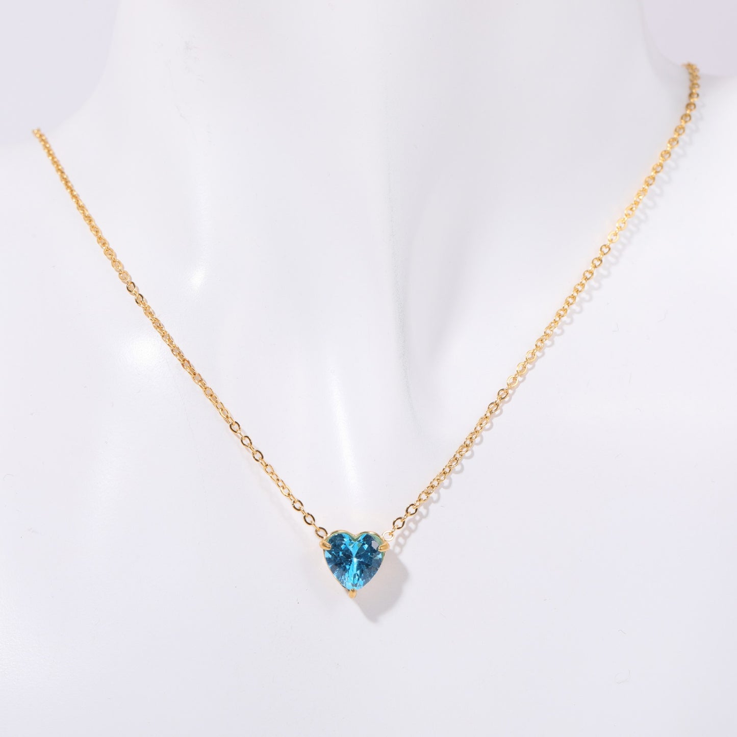 Twelve - Month Birthstone Heart Pendant Necklace: A Love - Infused Treasure