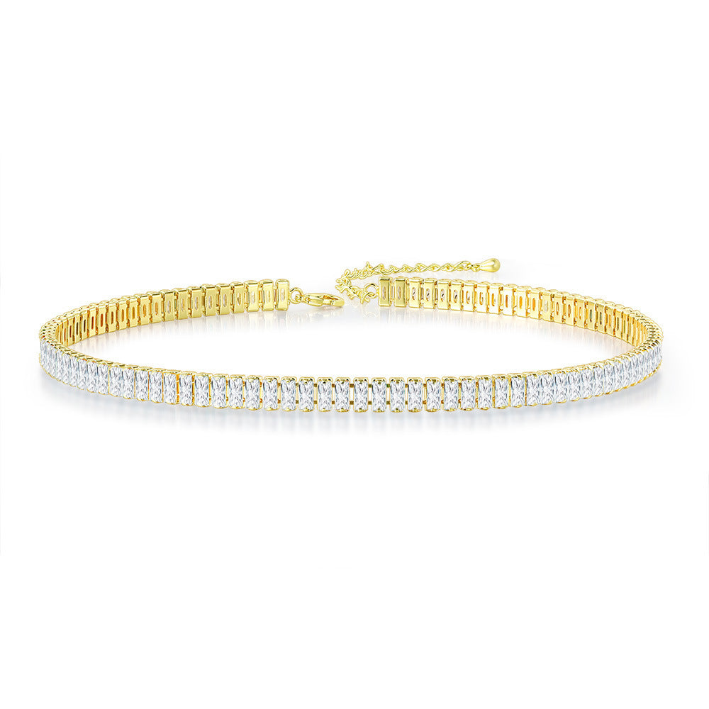 🌈Colorful Zircon Tennis Choker