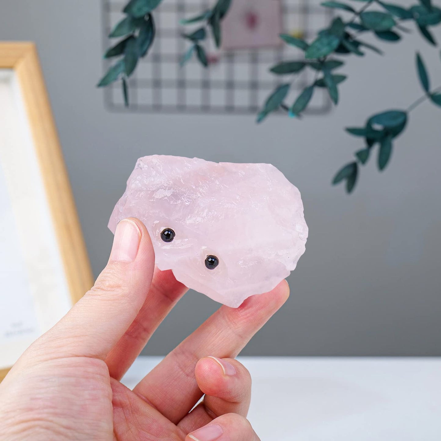 Natural Healing Gemstone Raw Crystal Stone Hedgehog Carving Crafts Decoration