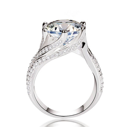 S925 Luxury 5CT Moissanite Ring