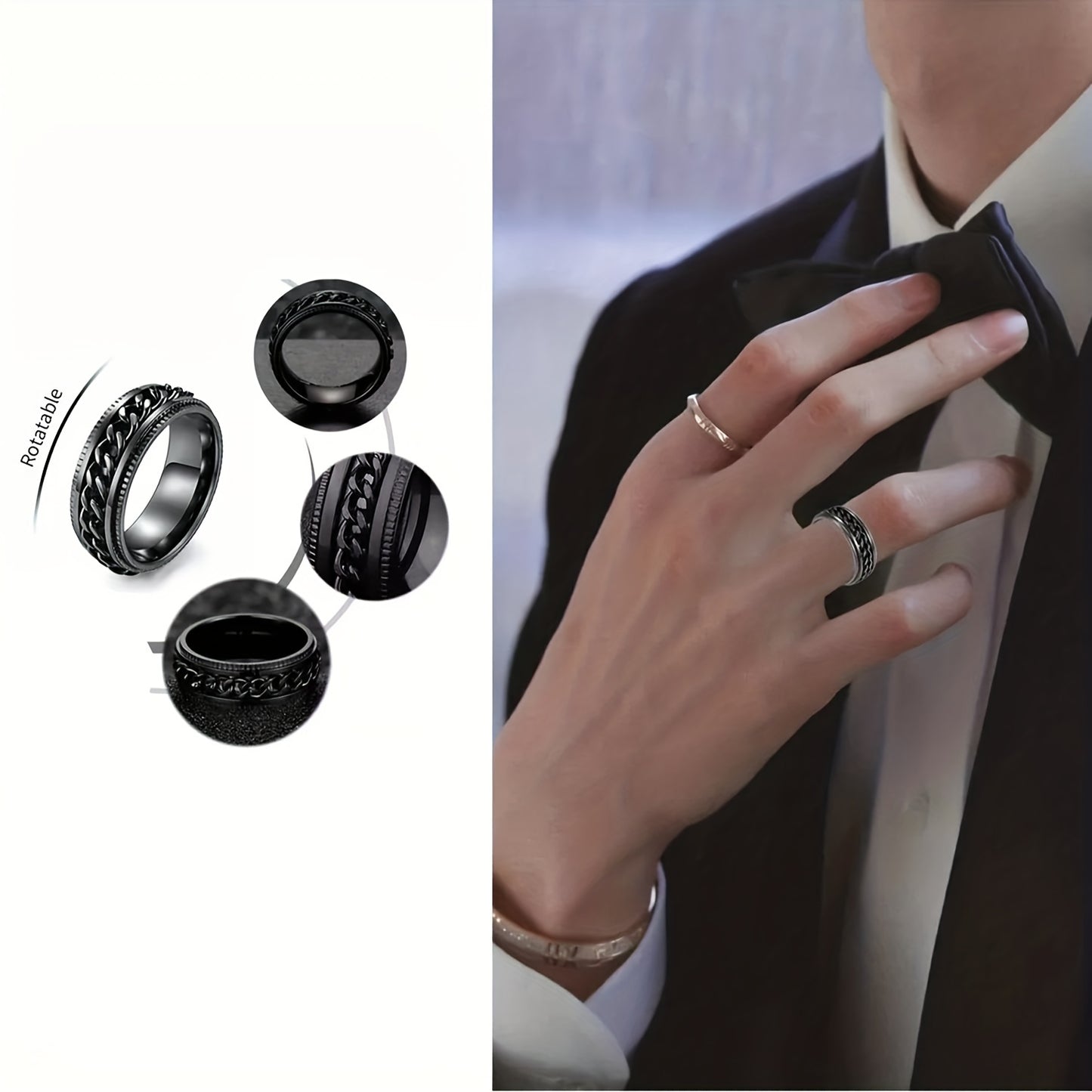 Rotating Collection Rings