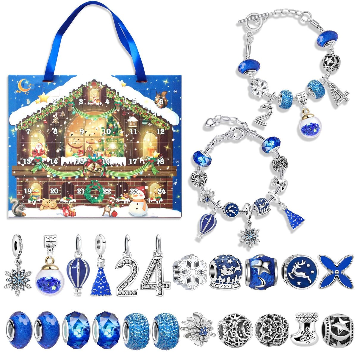 🎄DIY CHRISTMAS ADVENT CALENDAR BRACELETS SET
