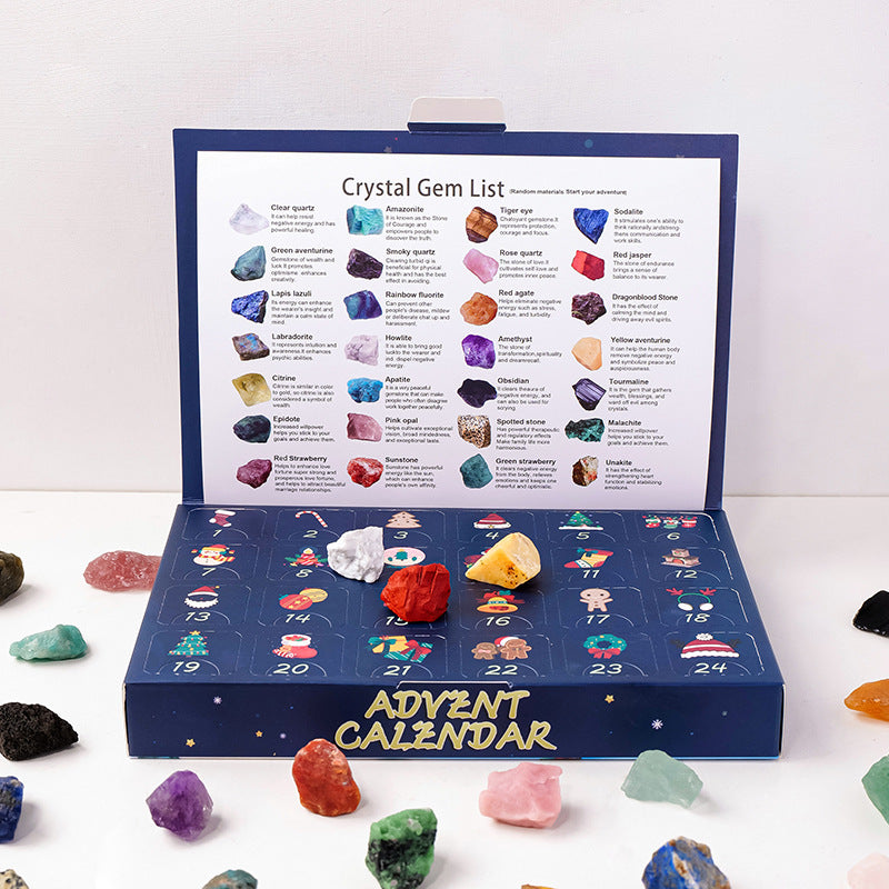 24 Pcs Christmas Advent Calendar Gift Box
