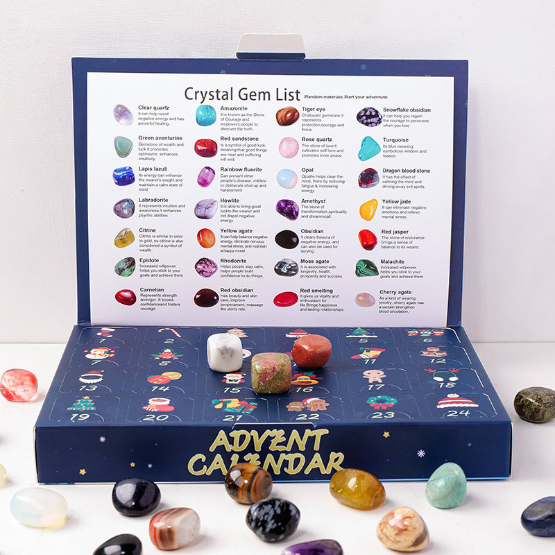 24 Pcs Christmas Advent Calendar Gift Box