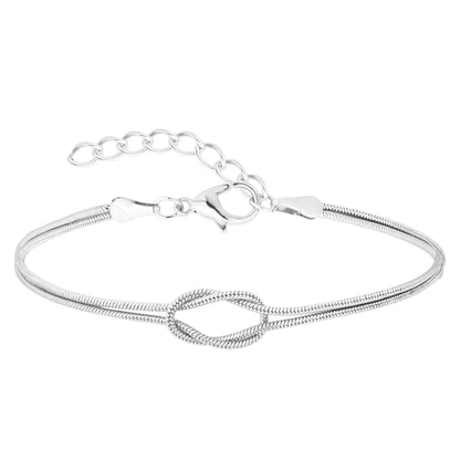 For Daughter -We Are Forever Linked Together Infinity Knot Bracelet