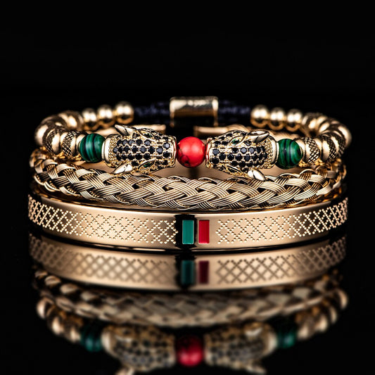 Double Leopard Stripes Bracelets