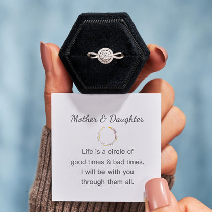 Matching Mother&Daughter Bond Circle Ring