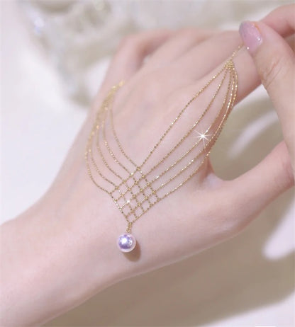 Mermaid Necklace with Pearl