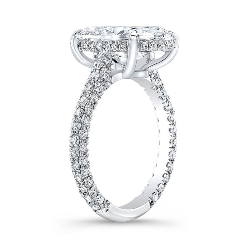 The Ring of Your Dreams - Oval Solitaire Moissanite Ring