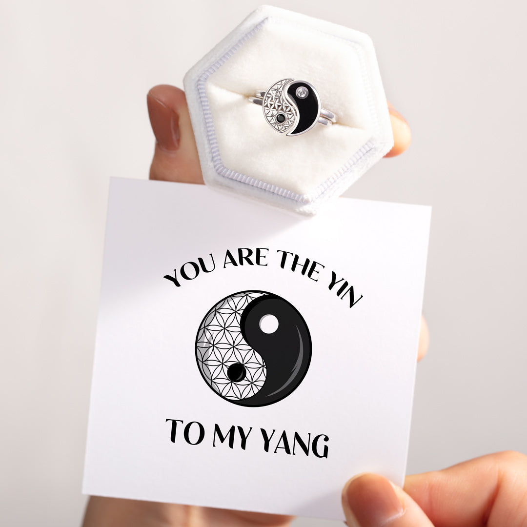 You Are the Yin To My Yang Ring Set
