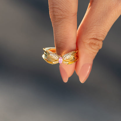 Mother & Daughter Vintage Butterfly Ring