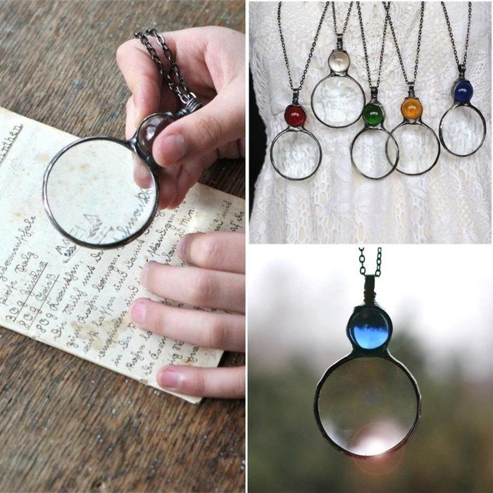 Magnifying Glass Necklace gift