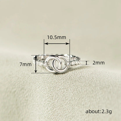 Mother & Daughter - interlocking ring