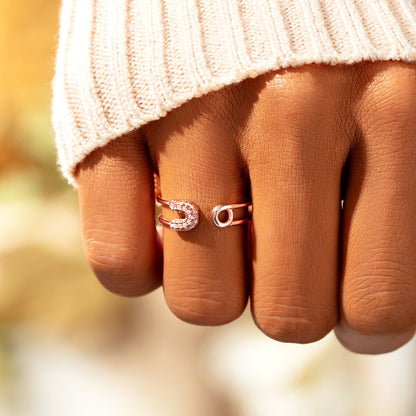 Drive Safe, Mom Safety Pin Ring