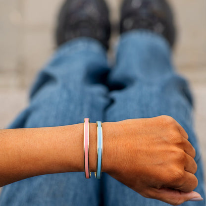 DON'T LET THE HARD DAYS WIN COLOR BANGLE