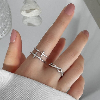 To My Daughter Pray Through It Double Cross Ring