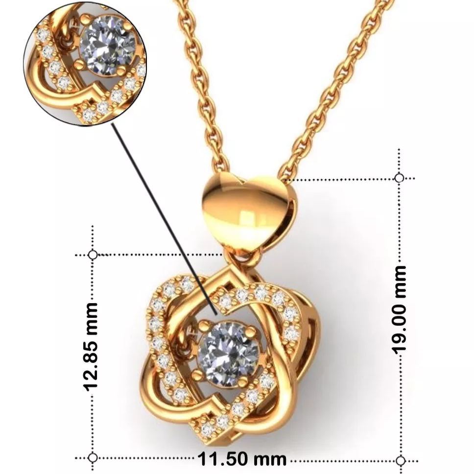 To My Daughter - I Love You More Necklace