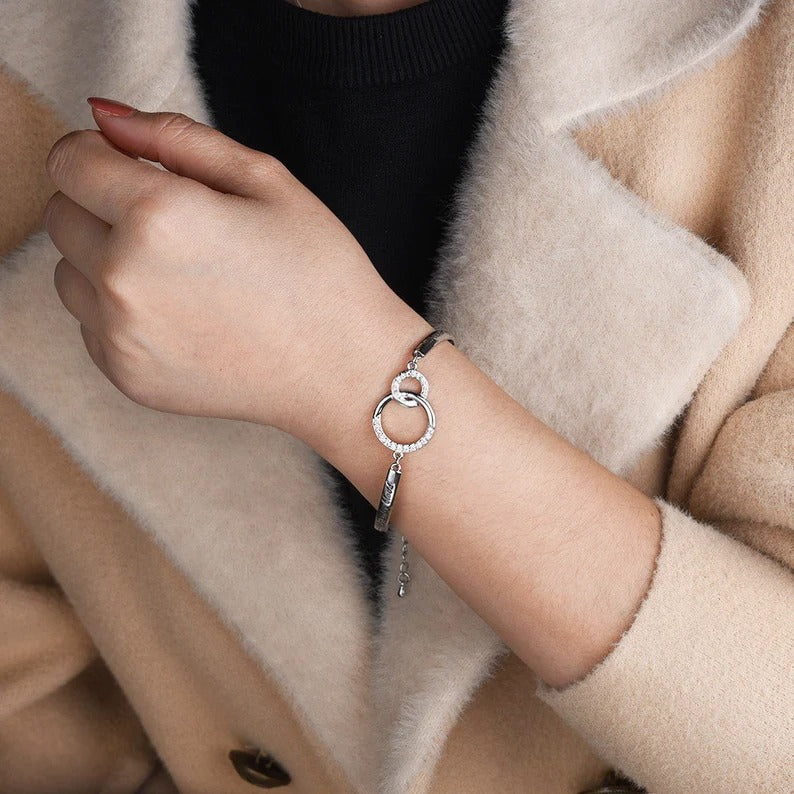 To My Best Friend Linked Together Interlocking Bracelet