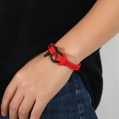 To My Daughter Love You Forever Nautical Bracelet