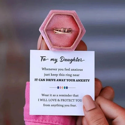 For Daughter- Drive Away Your Anxiety Fidget Rings💕
