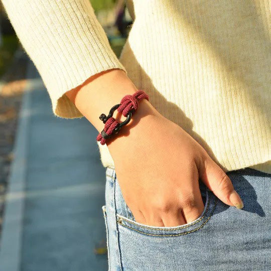 To My Daughter Love You Forever Nautical Bracelet