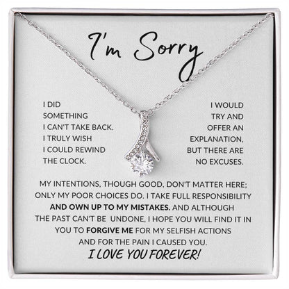 Apology Gift For Her - I Take Full Responsibility - Alluring Beauty Necklace