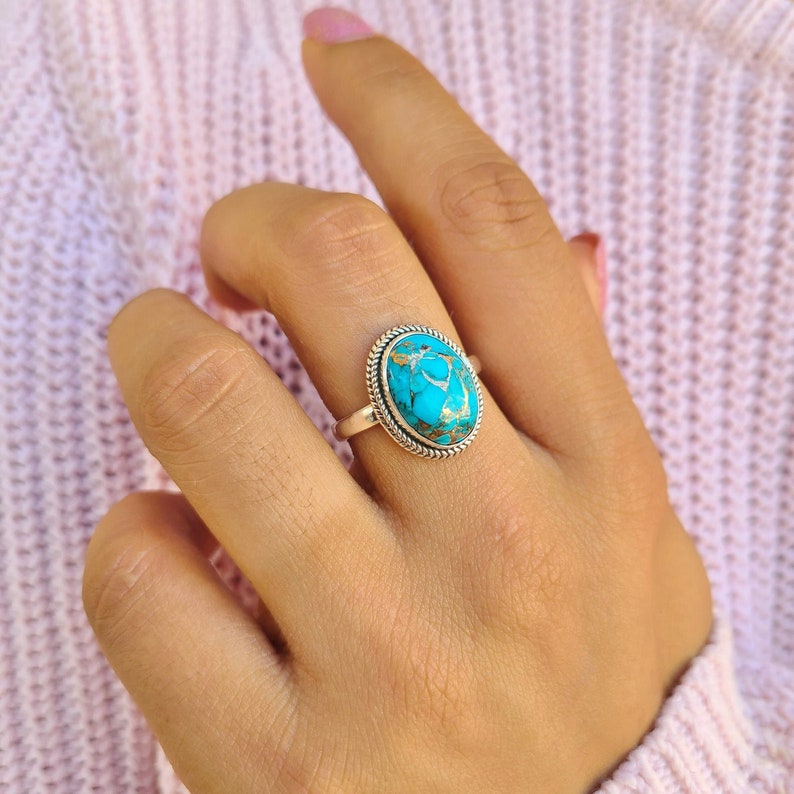 Gorgeous Boho Turquoise Ring