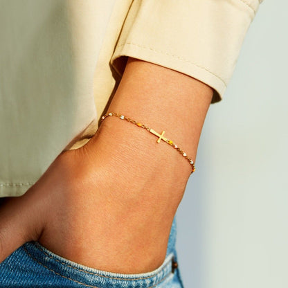 To My Love Cross Bracelet
